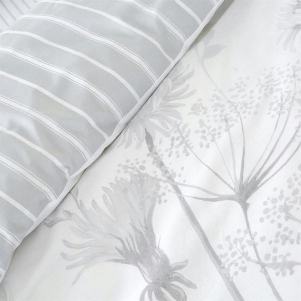 Meadowsweet Floral White Duvet Cover Set