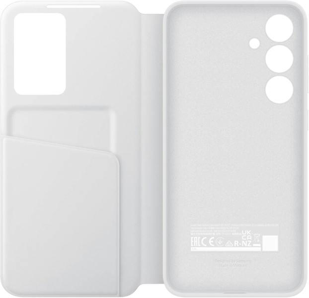 Samsung Galaxy S24 FE Smart View Wallet Case White EF-ZS721CWEGWW