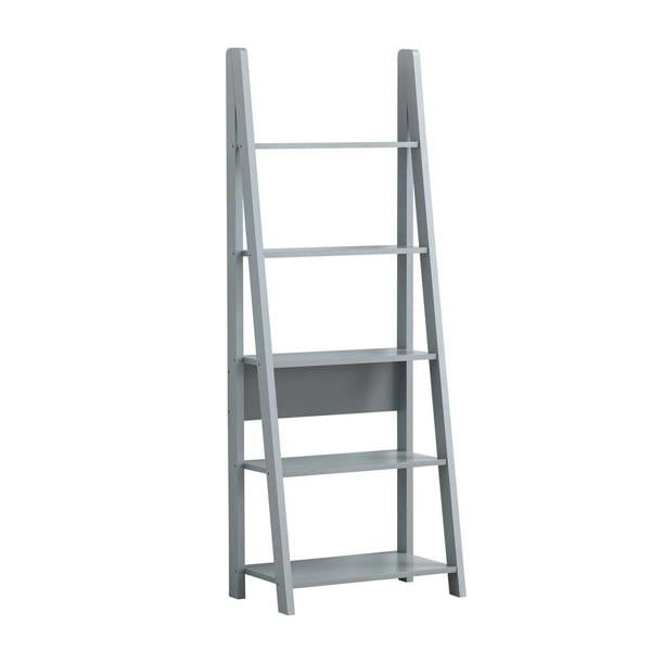 Timber Art Design Riva Retro 5 Tier Ladder Bookcase Display Shelf Unit