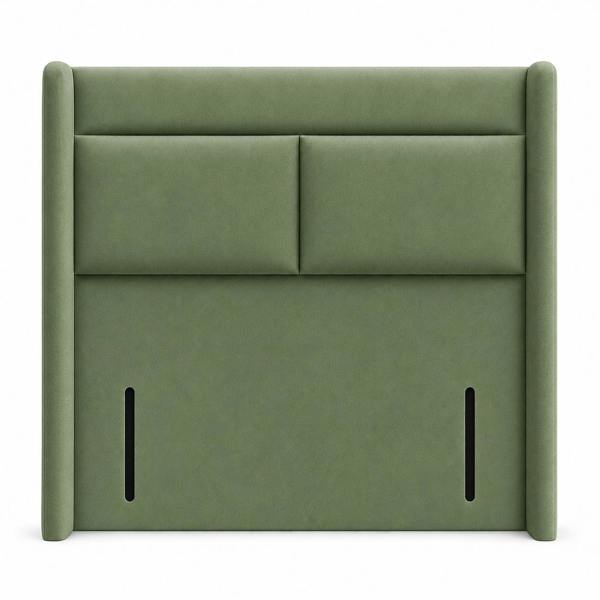 Great British Beds Carolyn Headboard - Green Plush
