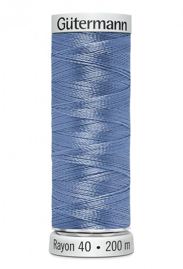 Gutermann No 40 Sulky Rayon Embroidery Thread 200m Rayon Thread Suitable For Embroidery