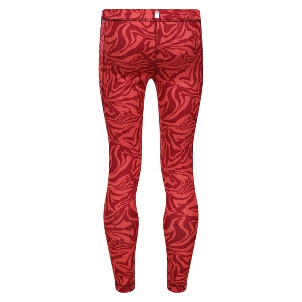 Regatta Girls Barlia Zebra Print Winter Leggings - Mineral Red