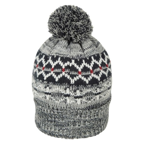 Mountain Warehouse Mens Fair Isle Thinsulate Beanie - Navy