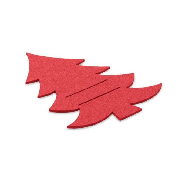 MidOcean Treesguard RPET Felt Cutlery Holder Set (Pack of 4) - Red - 