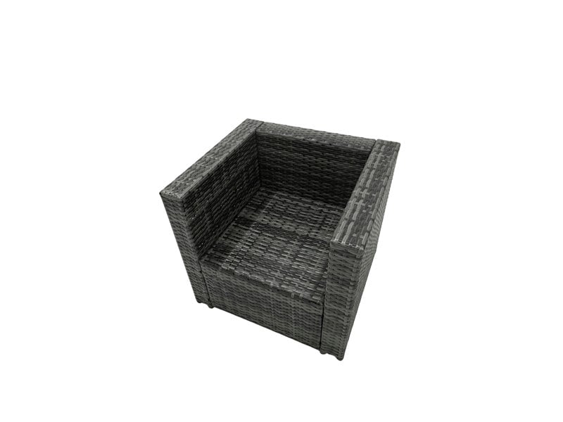Fimous Rattan Garden Furniture Firepit Dining Set 9 Seater Lounge Sofa Table Set with 2 side table 4 Footstool
