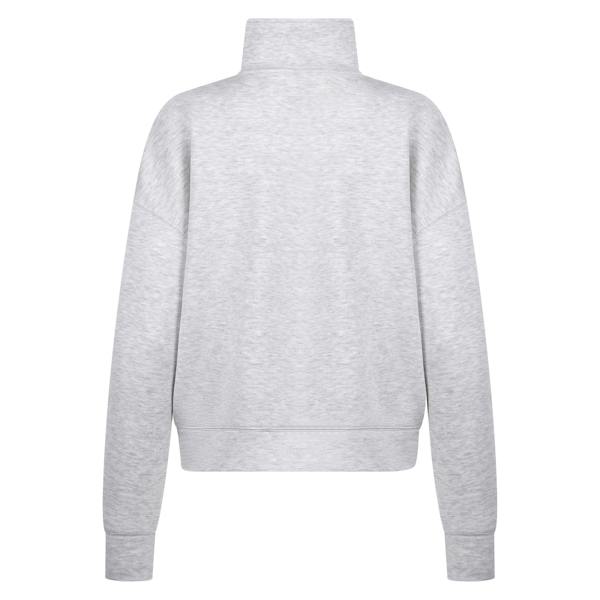 Trespass Womens Jean Half Zip Sweatshirt - Grey Marl