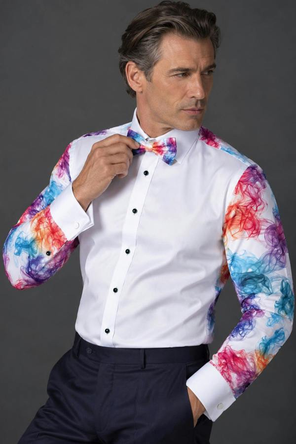 Smoke & Mirrors Tuxedo Shirt - Claudio Lugli Shirts