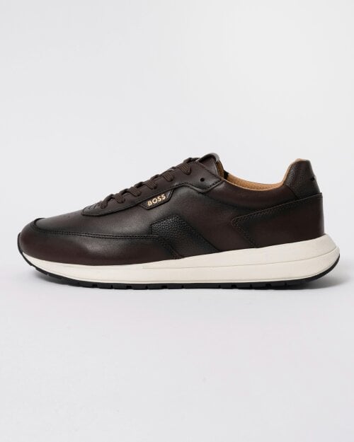 BOSS Orange Vinston_Runn_butb Mens Trainers - Dark Brown 201