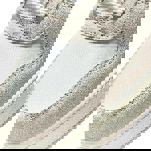 Nike Womens/Ladies Court Borough Premium Leather Mid Cut Trainers - White/Beige