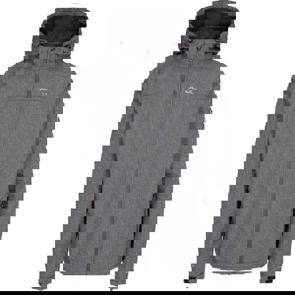 Trespass Mens Gabe Waterproof Softshell Jacket - Black Marl