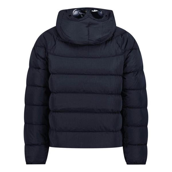 CP Company Chrome- R Goggle Down Jacket Navy - chancefashionco