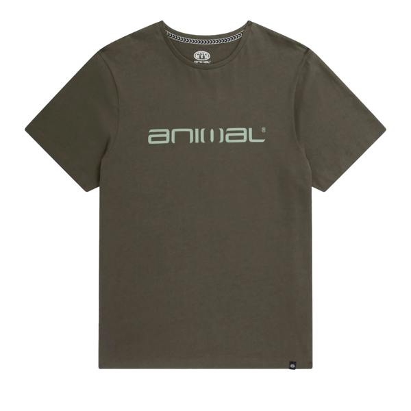 Animal Mens Classico Organic T-Shirt - Green - 
