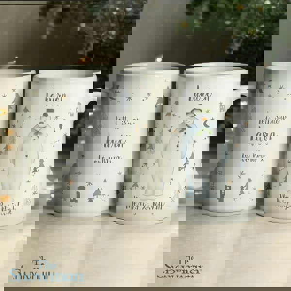 Personalised Memento Company Personalised The Snowman Magical Adventure Mug