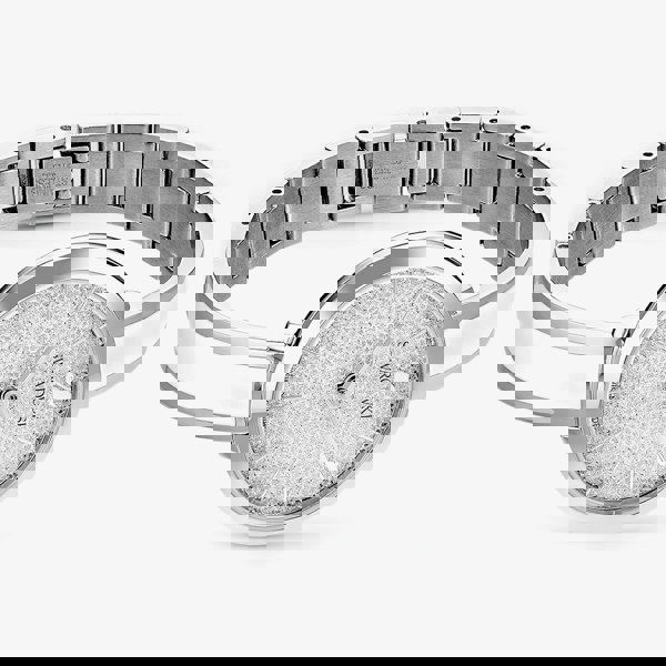 Swarovski White Crystalline Delight Stainless Steel Bracelet Watch 5580537