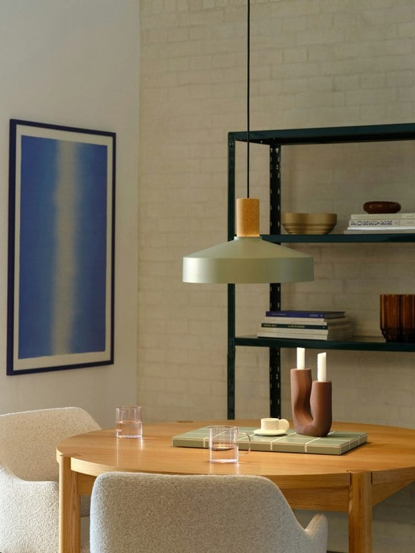 Nordlux Elvas cork | Pendant | Dusty green