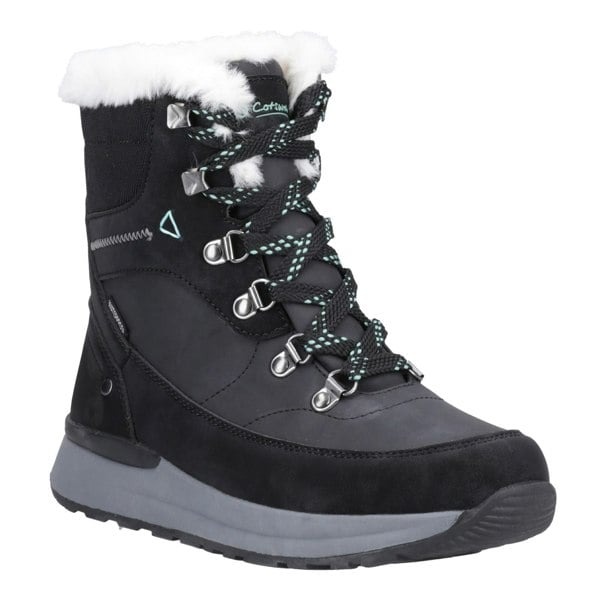 Cotswold Sheephouse Textile Women's Black Hiking Boots
