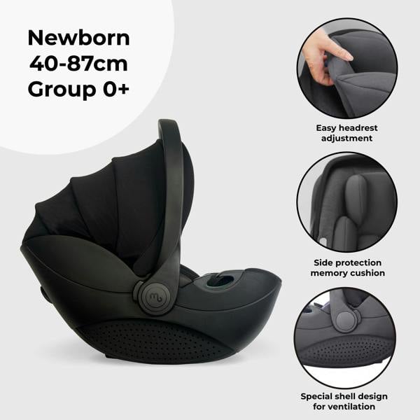 My Babiie MBCS05 Rotating Family Set with Base, Infant Carrier and Toddler Car Seat