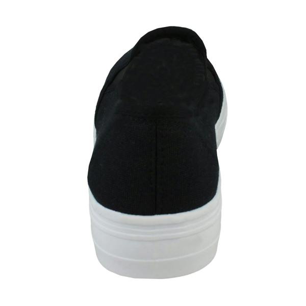 Spot On Ladies Spot On Chunky Sole Slip On Pumps F80556