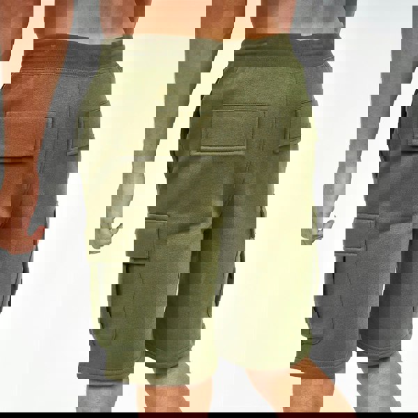 Crosshatch Seagaro Cargo Shorts Dark Olive