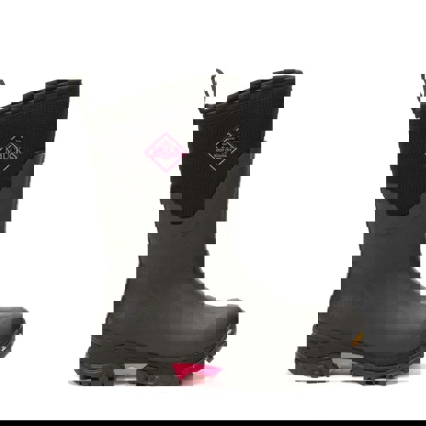 Muck Boots Arctic Ice Mid Women's Wellington Boots in Black/Hot Pink