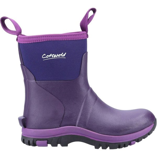 Cotswold Blaze TPR+Neoprene Women's Purple Wellington Boots