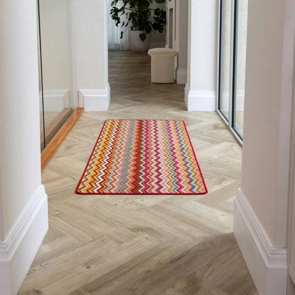 My Mat Stain Resistant Candy Multi Bright Zigzag
