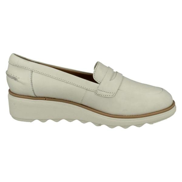 Clarks Ladies Clarks Casual Slip On Wedge Shoes Sharon Ranch