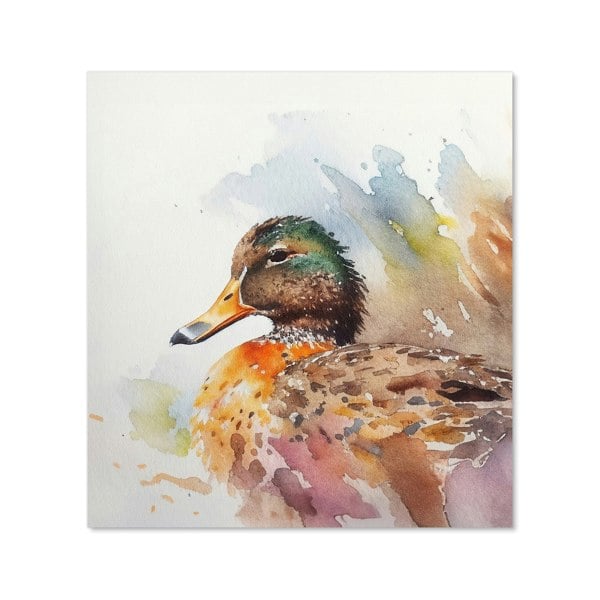 Warren Reed - Designer Mallard Watercolour Kitchen Splashback