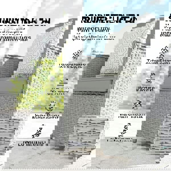 Patio Rattan Dining Set