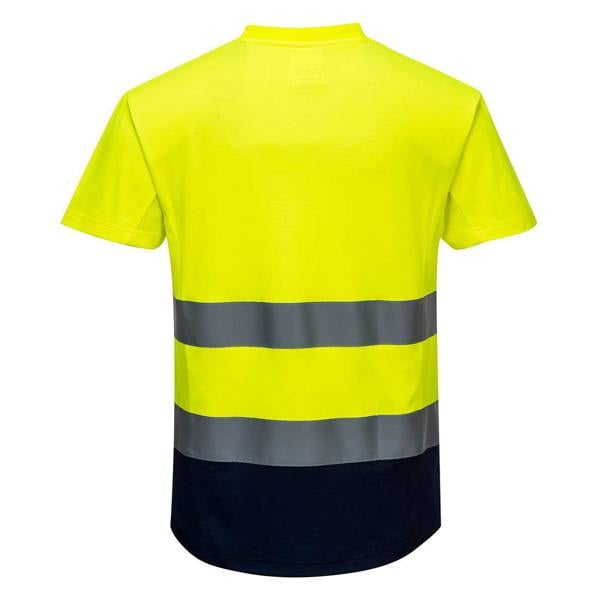 Hi-Vis Contrast Mesh Insert T-Shirt S/S Portwest