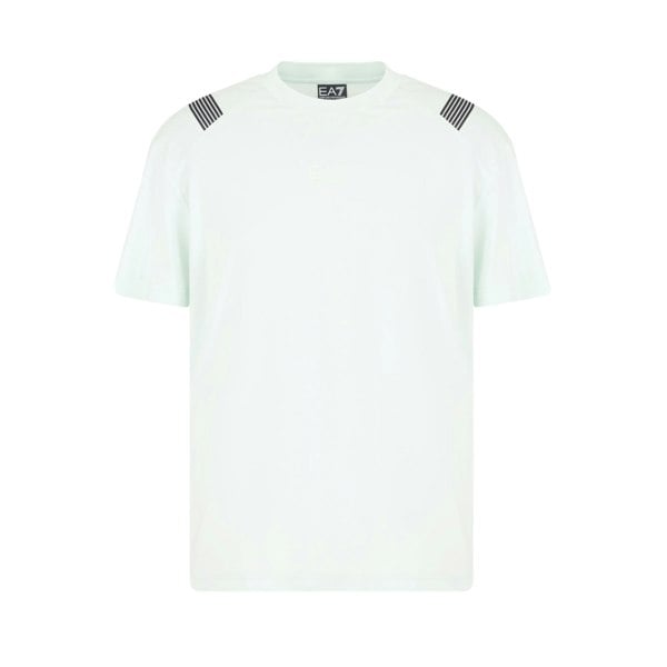 Emporio Armani EA7 EA7 Emporio Armani Visibility 7 Lines T-Shirt Pale Blue Mint