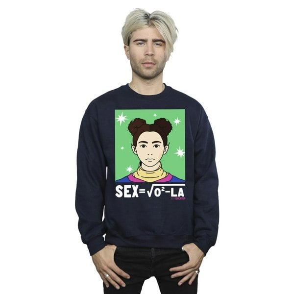 Netflix Mens Sex Education Ola Sex Equation Sweatshirt - Navy Blue