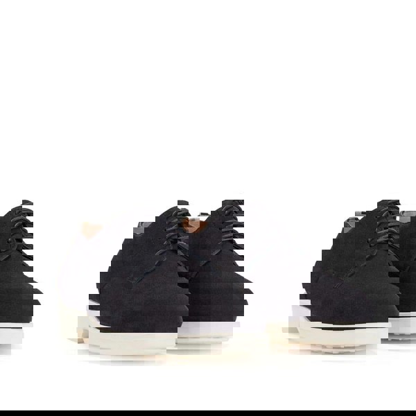 Boss Mens Jerrard Derby Suede Shoes - Dark Blue