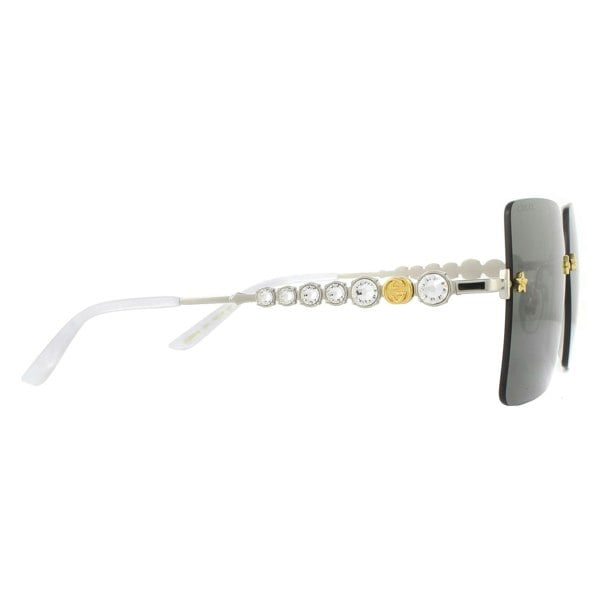 Gucci Sunglasses GG0644S 001 Silver Grey