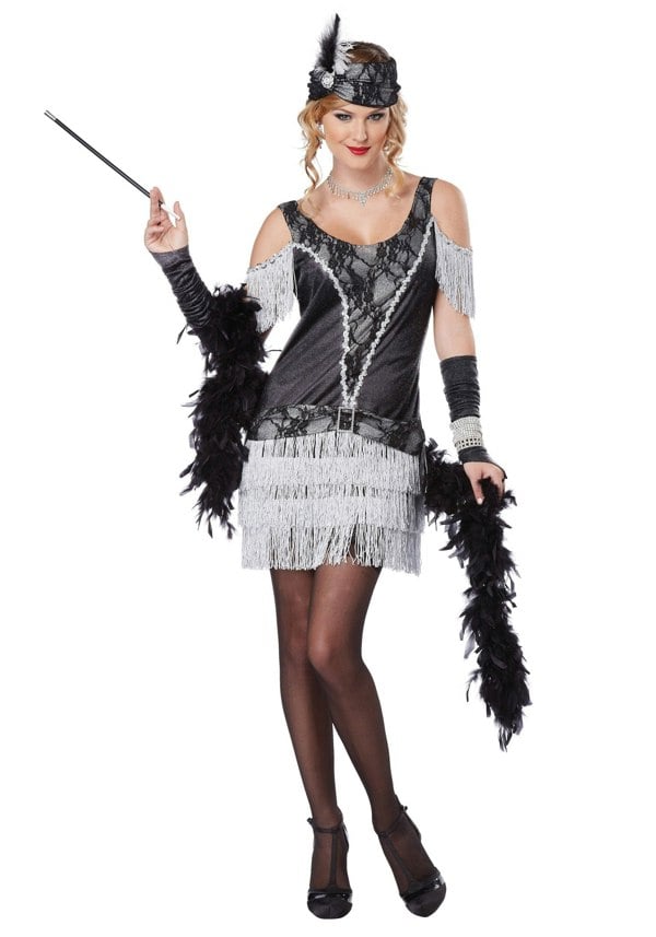 California Costume Razzle Dazzle Flapper Woman Costume - Large
