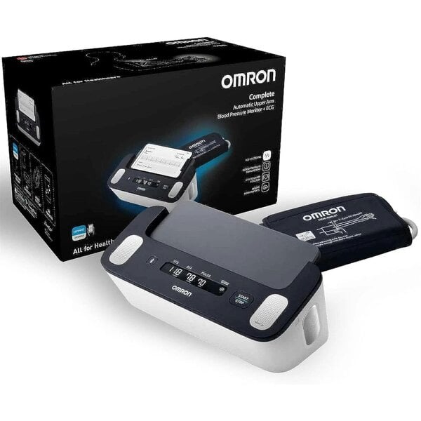 Omron (HEM-7530T-E3) Complete Upper Arm Blood Pressure Monitor + Ecg
