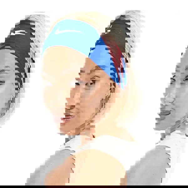 Nike Dri-FIT Headband - Royal Blue/White - 