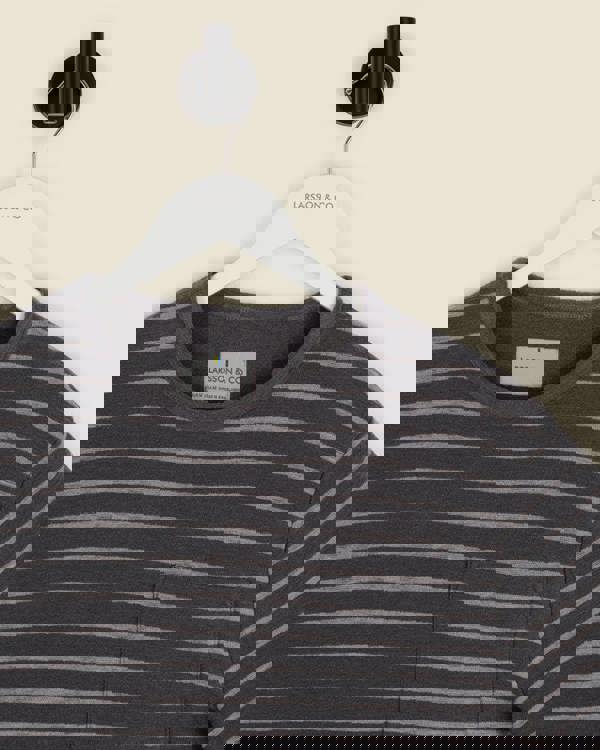 Larsson & Co Striped Towelling T-Shirt