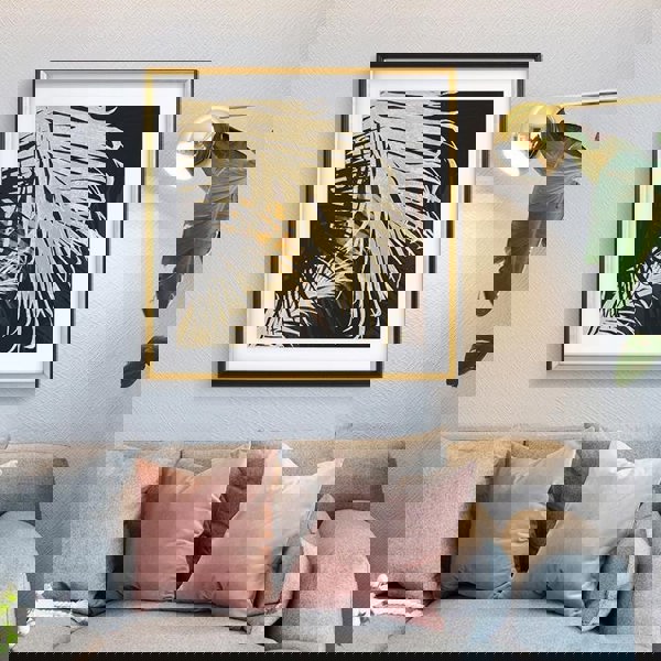 Sunset Framed Wall Art Print 60*60cm-Weilai-Weilai Concept