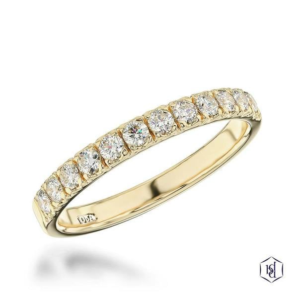 Sarah Layton 18ct Yellow Gold Skye Eternity Wedding Band - 0.33ct