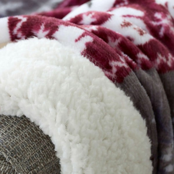 Warm Alaska Sherpa Fleece Throw - Happy Linen Company