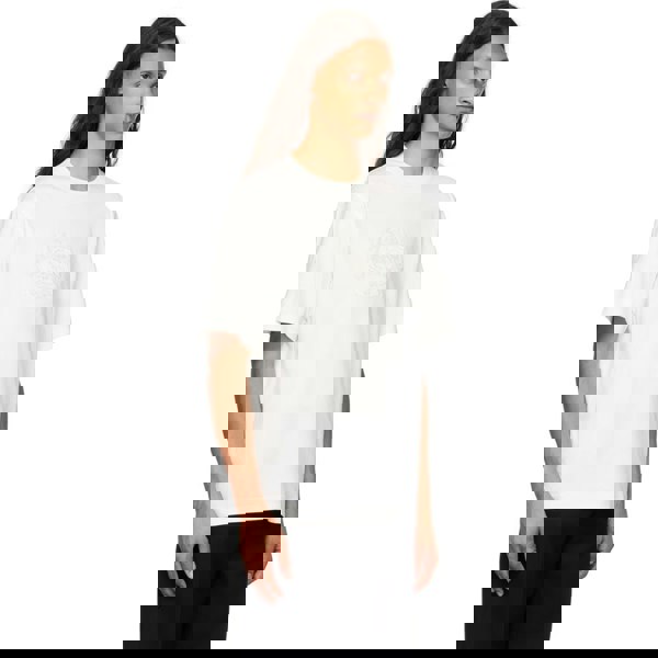 Burberry EKD Embroidered Logo Chalk T-Shirt S