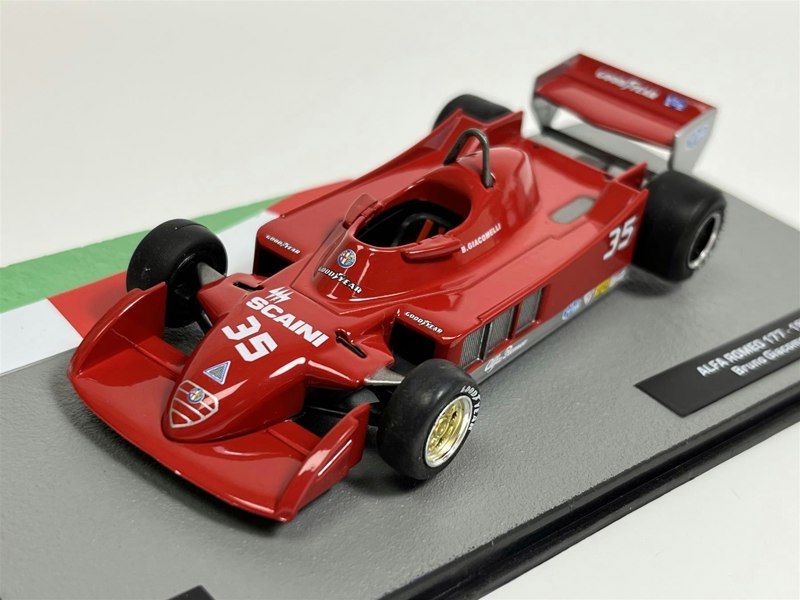 F1 Collection Bruno Giacomelli Alfa Romeo 177 1979 1:43 Scale