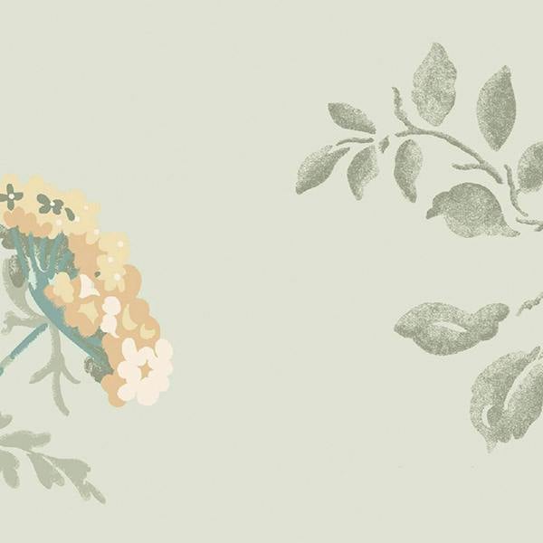 Cath Kidston Birds and Roses Sage Wallpaper