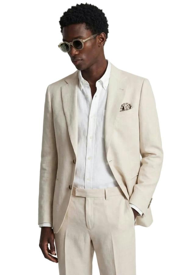 Harry Brown London Giacomo Slim Fit Single Breasted Suit Jacket
