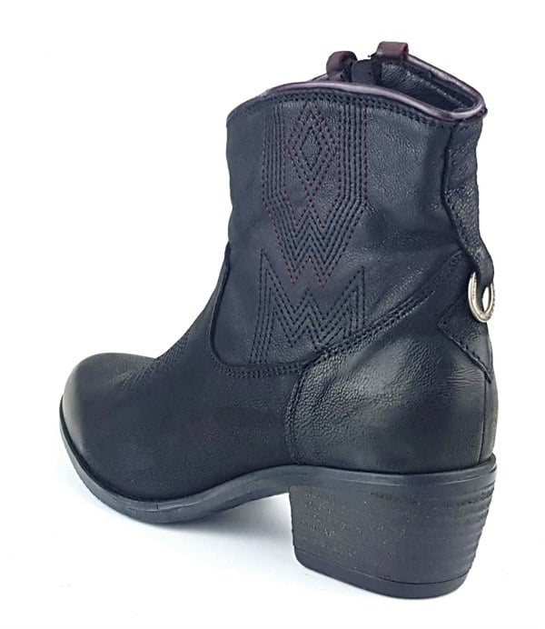 Wrangler Carson Tex Cowboy Western Leather Zip Ankle Chelsea Boots