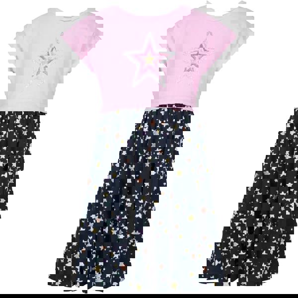 Mountain Warehouse Childrens/Kids Poppy Star Cotton Dress - Navy