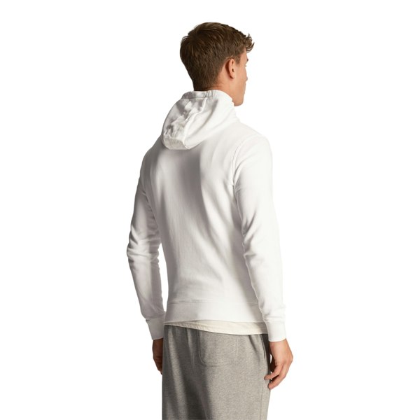 Lyle & Scott Mens Pullover Hoodie - White