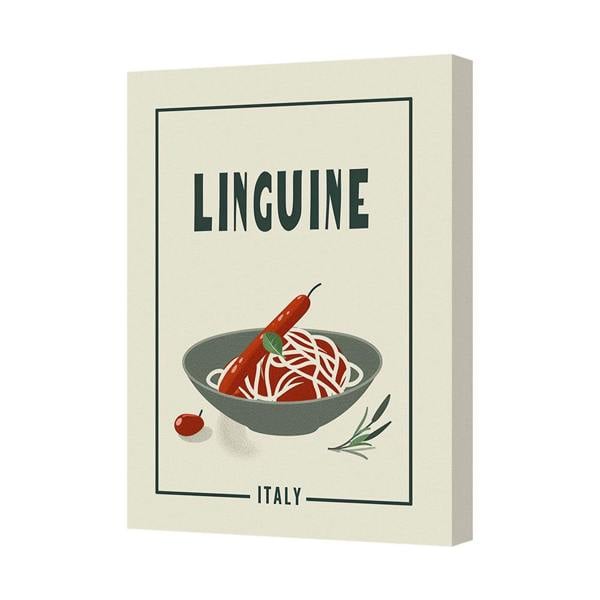 Benjamin Tate Design Linguine Italy Canvas Art Print Gallery Wrapped With Deep Wooden Frame