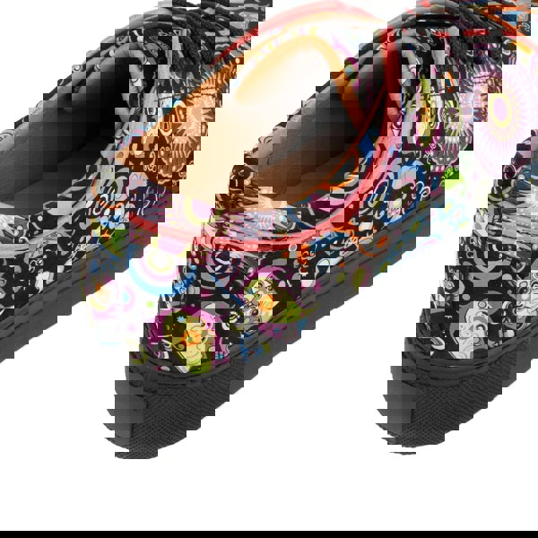 Embassy London Camila - Universe - Women's soft leather trainer with chunky black platform